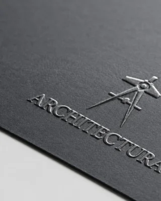 Blind embossing option for custom printed boxes