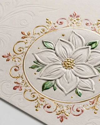 Combination embossing option for custom packaging boxes
