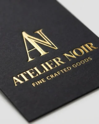 Hot foil stamping option for custom packaging boxes