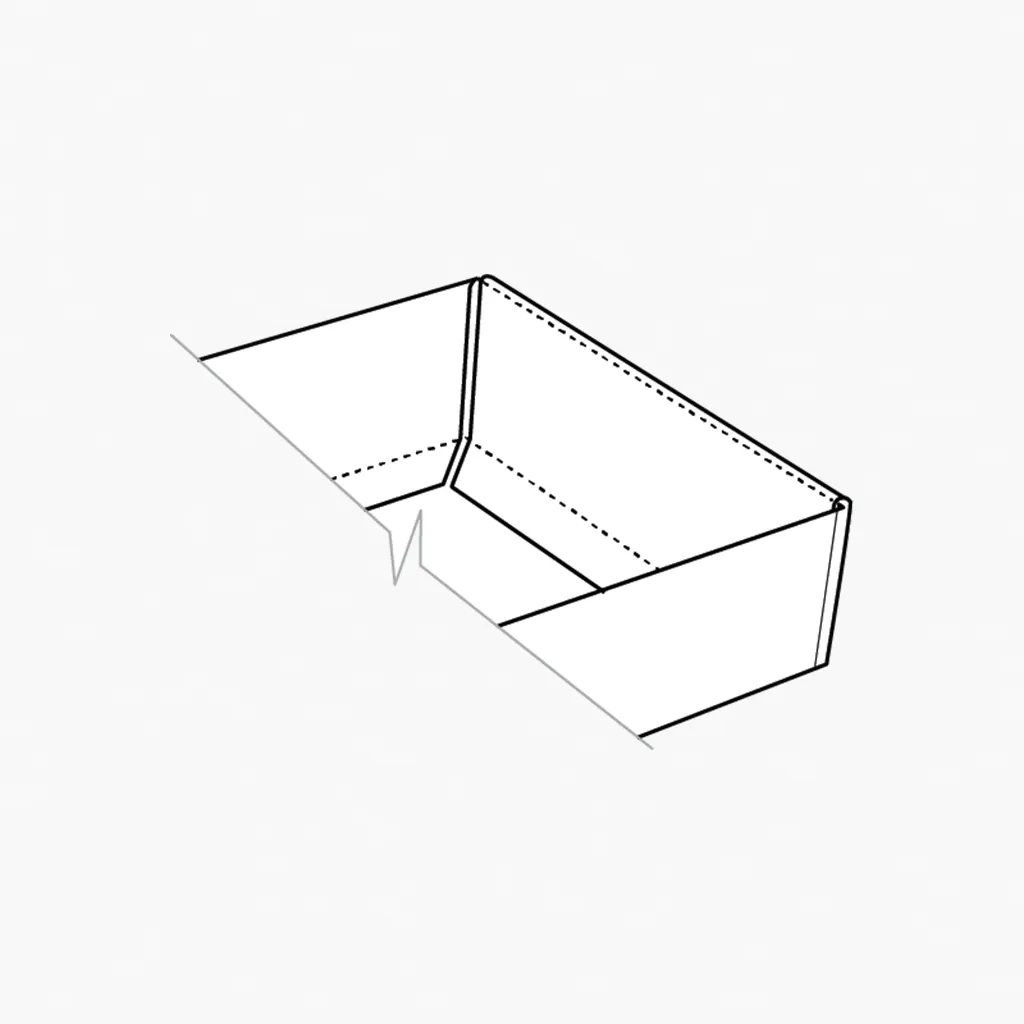 Simplex tray for custom packaging boxes