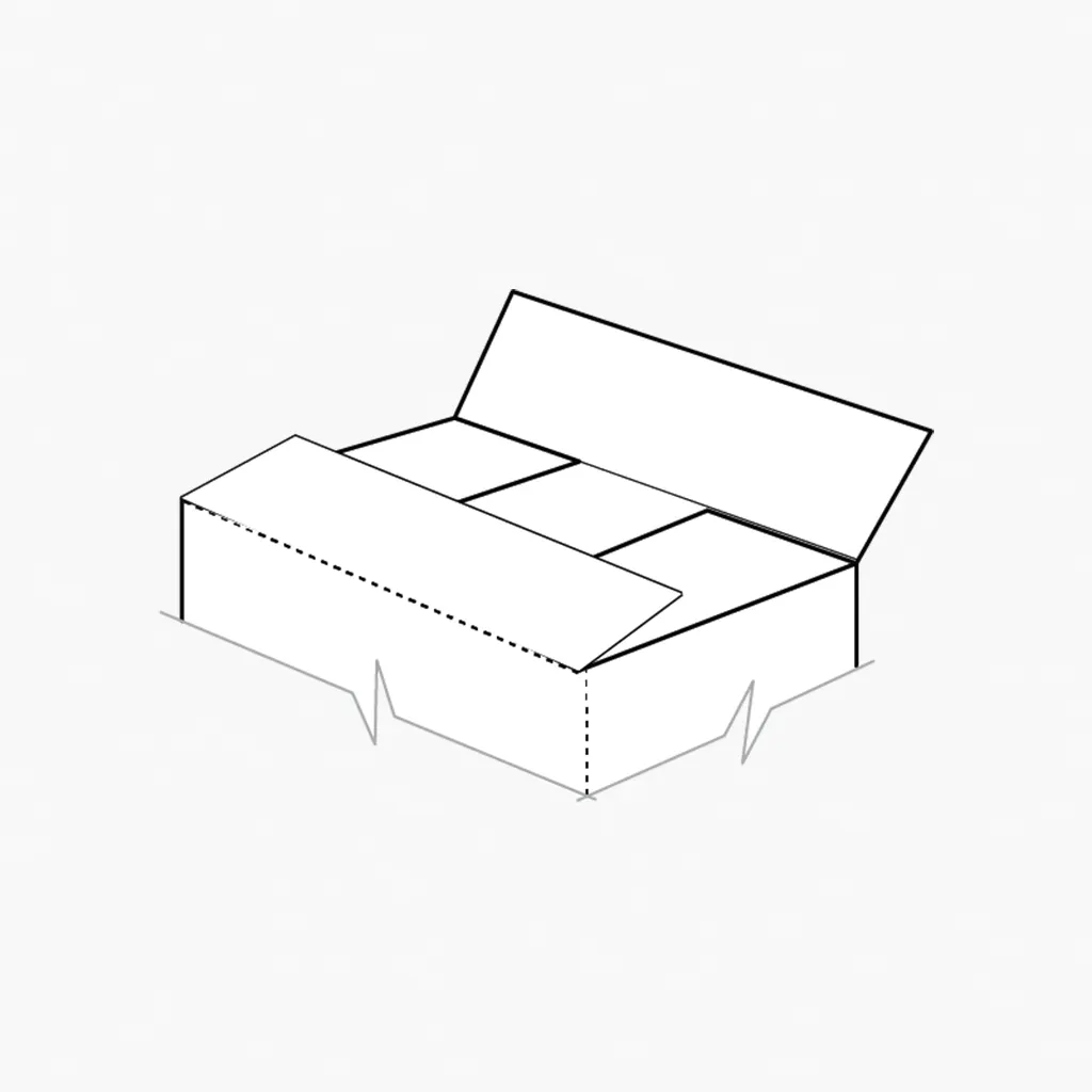 Slotted flap closure for custom boxes